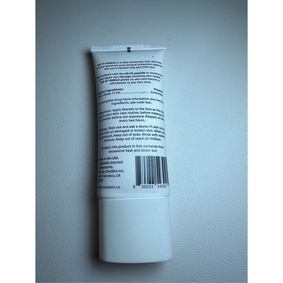 OneSkin OS-01 SHIELD OS-01 Peptide Protect + Repair SPF 30+ Sunscreen - Picture 2 of 4